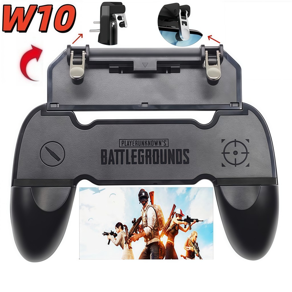 Controle Game Pad W10 para Celular - Manete Joystick Analógico Compatível com Jogos Mobile Populares