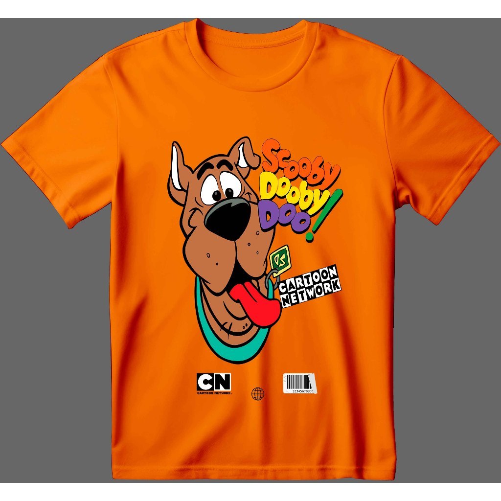 Camiseta camisa blusa Infantil Cartoon Scooby Doo 100% Algodão | Shopee ...