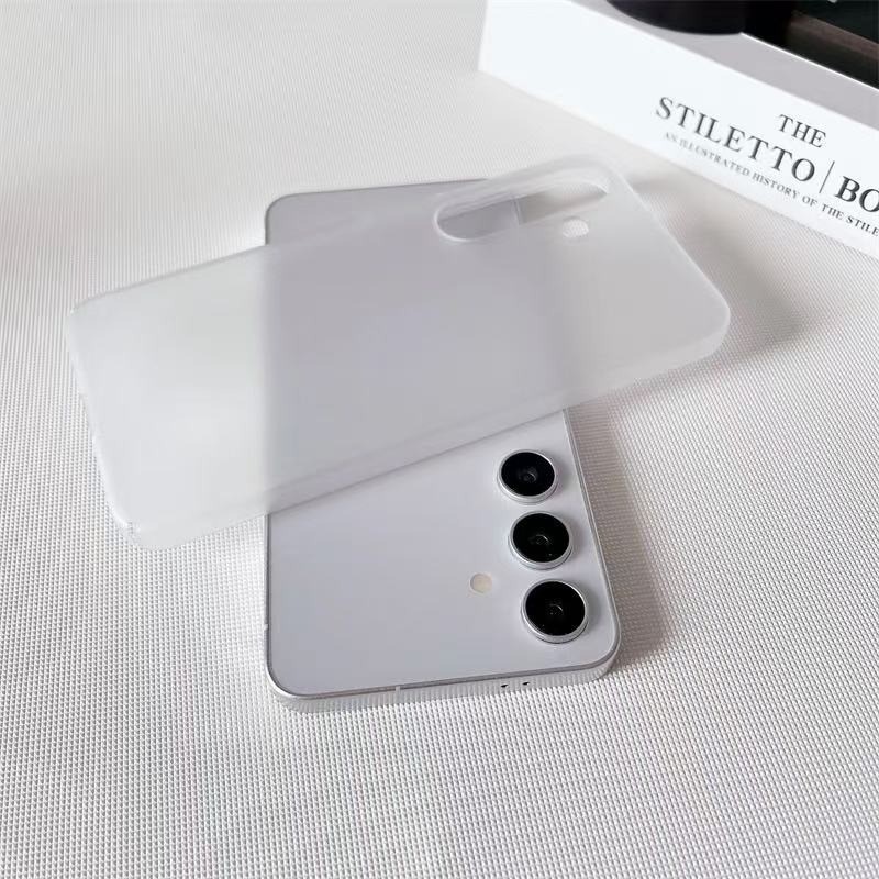 Ultra Fino Fosco PC Caso Duro Anti Risco À Prova De Choque Capa Para Samsung Galaxy S21 S22 S23 S24 S25 Plus S24FE S23FE