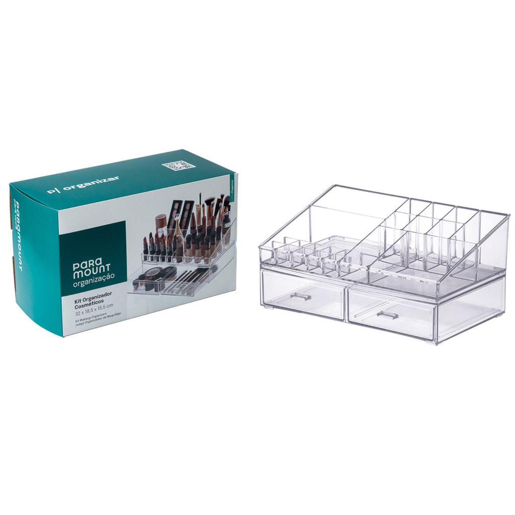 Organizador De Cosméticos Elegance 2 Gavetas 1094 - Paramount