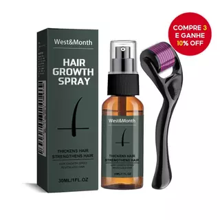 Conjunto de Spray Hidratante para Barba West And Month - Bruma Amaciadora e Iluminadora para Homens, Cuidados Diários.