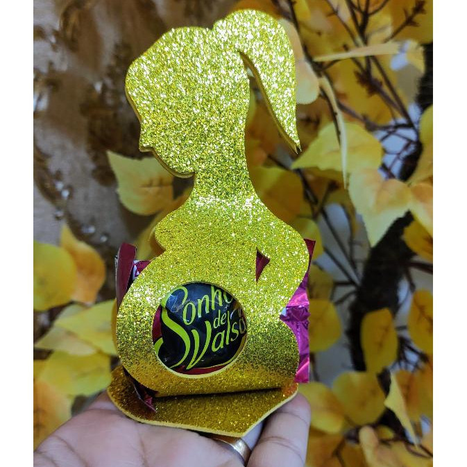 Lembrancinha Grávida dia das Mães 70 unidades EVA glitter em Oferta na Shopee