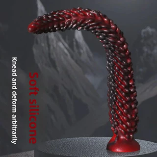 Ultra Longo tentacle Espiral Pênis Forma anal silicone Ventosa Dilatador Brinquedo Sexual Adulto Adequado Para Homens E