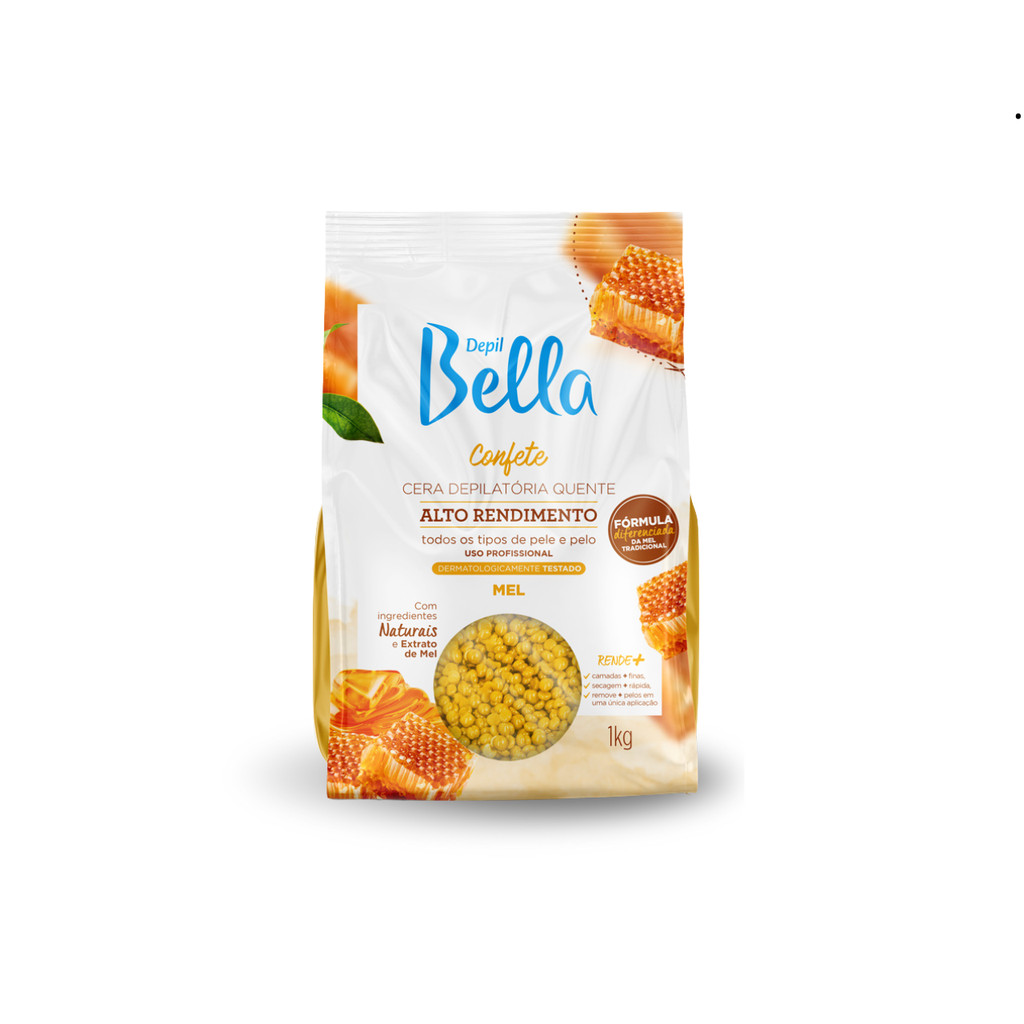 Imagem do produto Cera Depil Bella Confete Mel 1kg