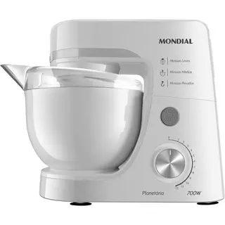 Batedeira Planetária Mondial 4,5L Branco 700W 220V - BP-03-W em Oferta na Shopee