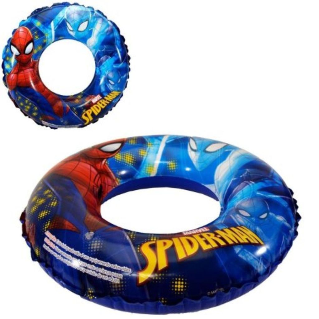 Boia Inflável Spider Man Marvel Homem Aranha Azul de Piscina | Shopee ...