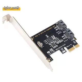 Adaptador PCIE Para Placa PCI-E Conversor 2 Portas III 6G De Controladora De Expansão