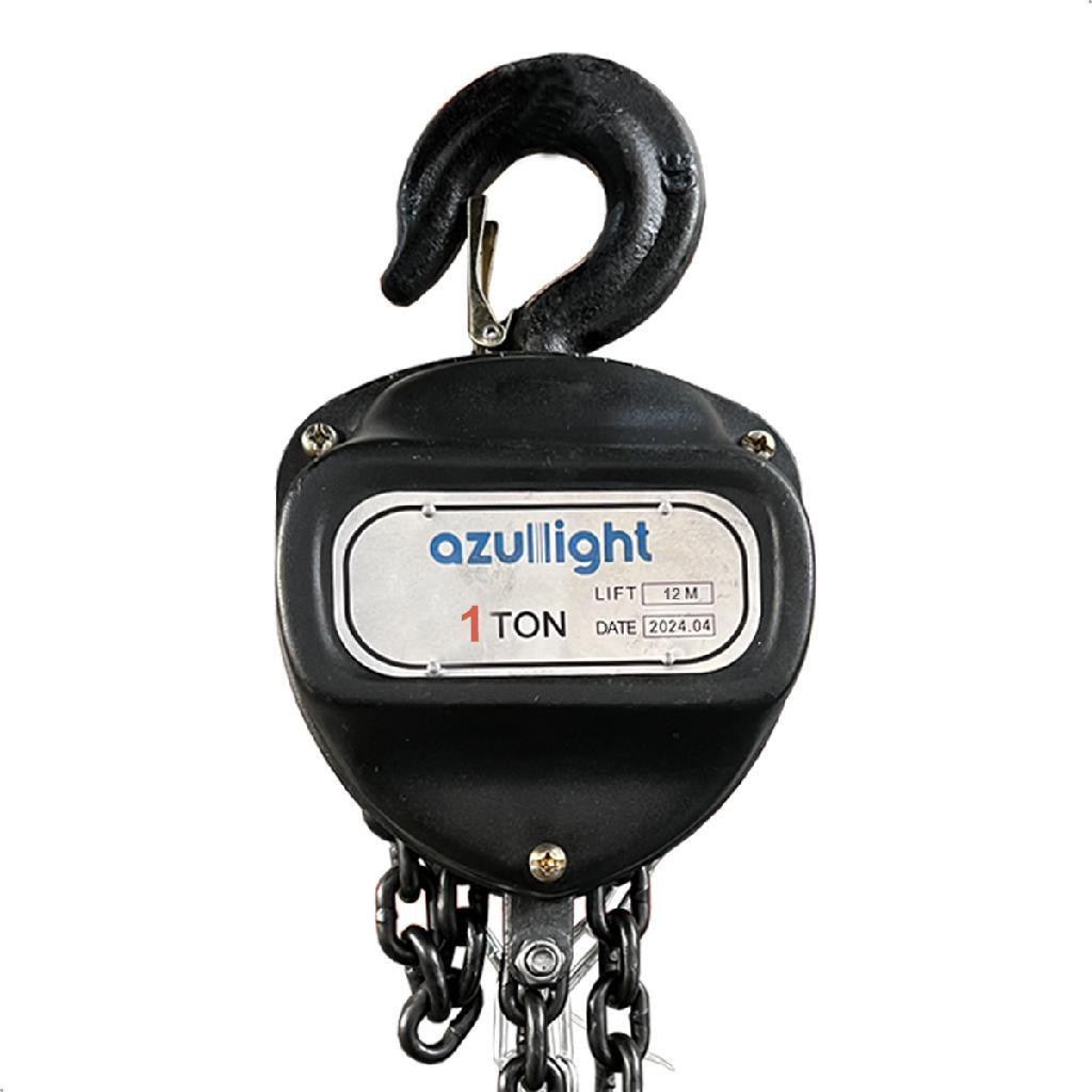 Talha Manual Azul Light 1 Tonelada 12 Metros | Shopee Brasil