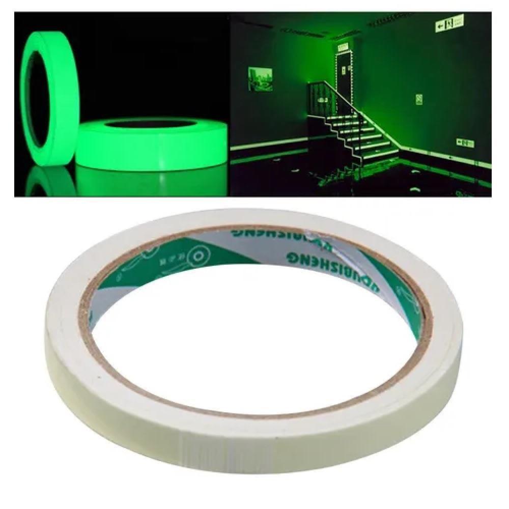 FITA ADESIVA FLUORESCENTE 3 METROS BRILHA NO ESCURO AUTO COLANTE NEON ...