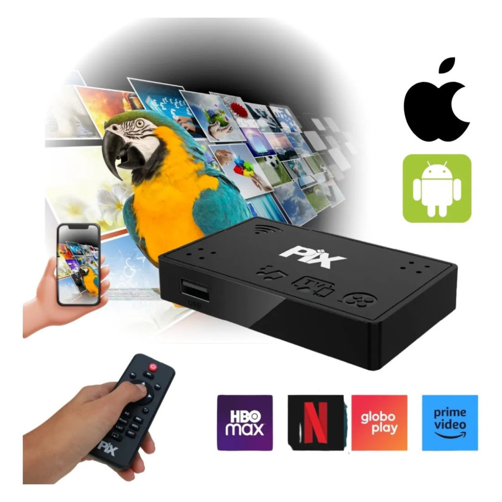 Screencaster Para Tv | Espelhamento Celular Android Ios | Hd | Shopee ...