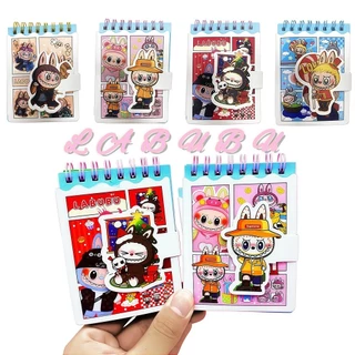 Novo Caderno A7! Adorável Cartoon, com Fechadura | 1 Unidade Aleatória, Cartoon, Espirais Duráveis em Oferta na Shopee