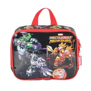 Lancheira Infantil Avengers Mech Strike Térmica Escolar em Oferta na Shopee