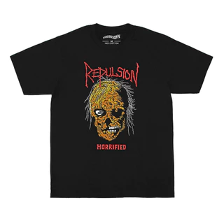 Music Soul Camiseta Unissex Repulsion Grindcore Metal Caveira Extremo Estilosa Poderosa Confortável Casual