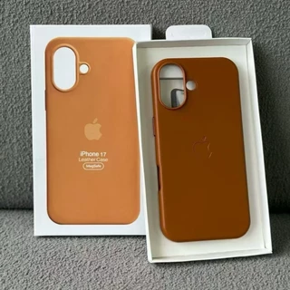 Capa De Couro MagSafe Oficial Para IPhone 17 Pro Max Acessórios De Magnética Forte