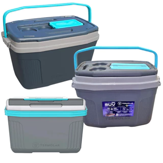 Kit 3 Caixas Térmicas Termolar SUV 32L 20L 8L Cinza Plus Verde Litoral em Oferta na Shopee