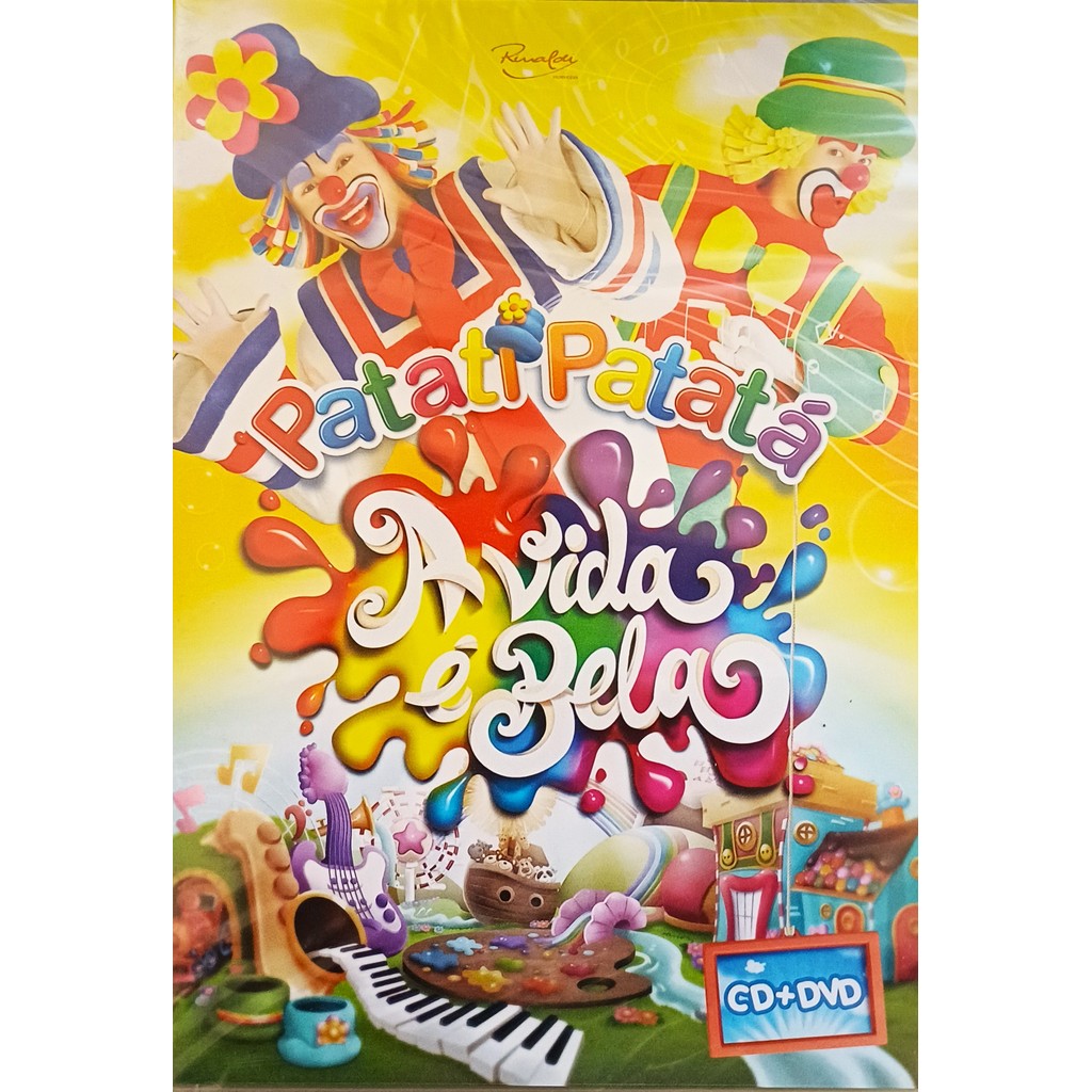 Kit DVD & CD Patati Patatá A Vida É Bela Novo e Lacrado | Shopee Brasil