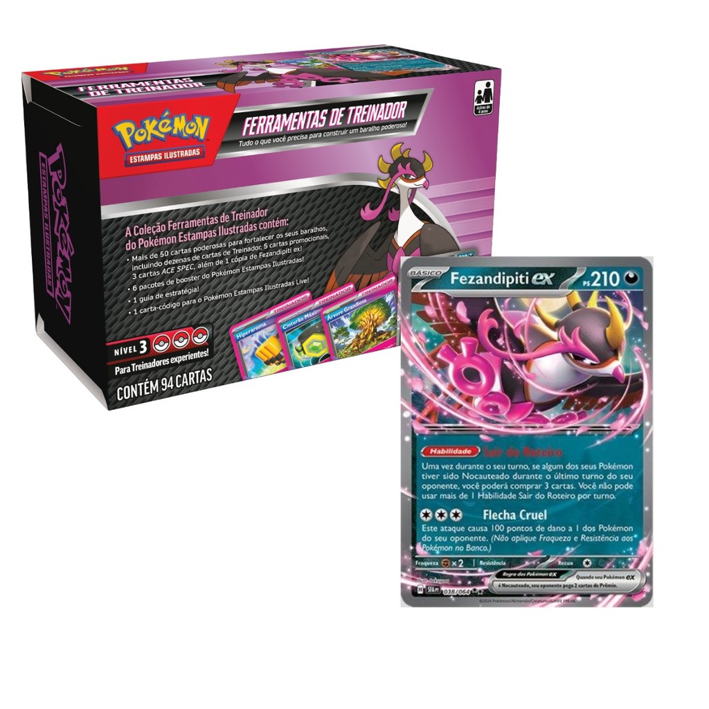 Pokémon TCG Toolkit Ferramentas de Treinador Fezandipiti EX