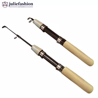 JULIEFASHION 1Pc 55/65/75CM Vara De Pesca No Gelo Retrátil Grande Anel Guia Isca De Carbono Pólo Acessórios I3V5 em Oferta na Shopee