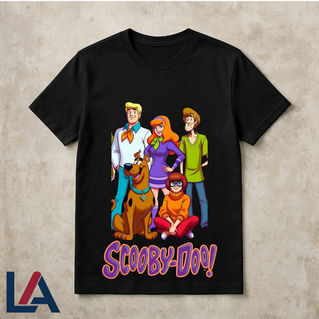 Camiseta do Scooby-Doo personagens 100% Algodão Conforto Qualidade ...