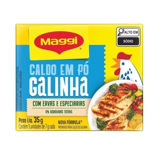 Caldo Maggi em Pó Galinha 35g em Oferta na Shopee