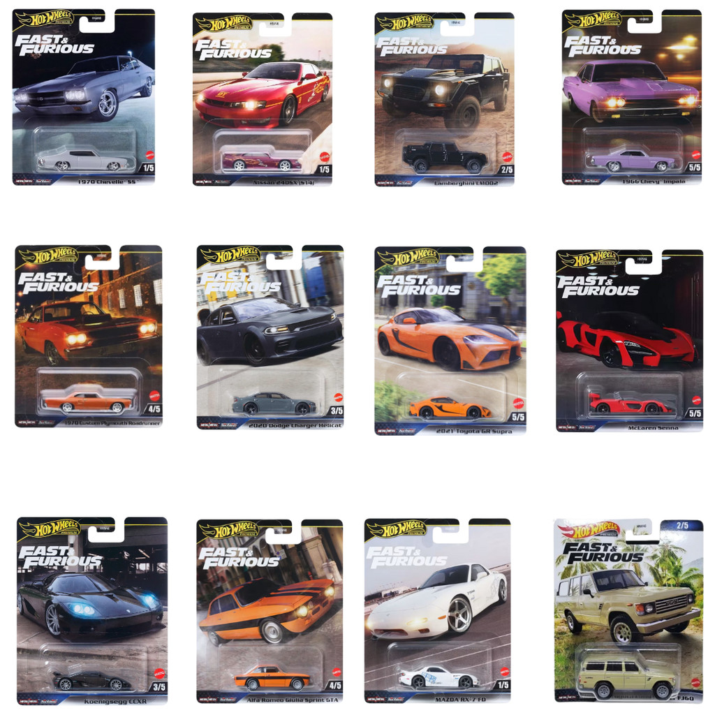 Hot Wheels Premium Fast & Furious - Mattel | Shopee Brasil