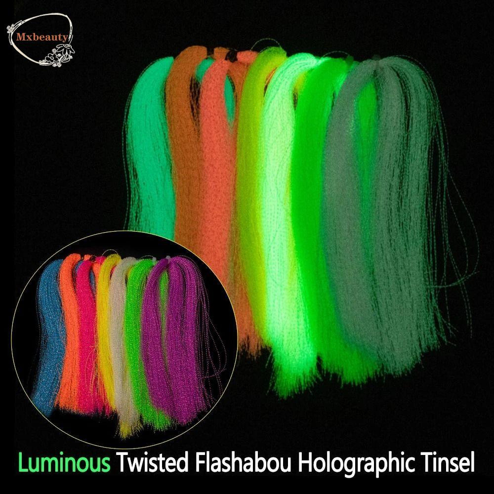 20 Pezzi Trave Sabiki Luminose Con Ganci Flash – Esche Per Pesca In Mare E Acqua Dolce