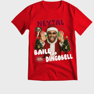 Camiseta Neymar Natal Feliz Camisa Neytal Unissex 100% Algodão Premium