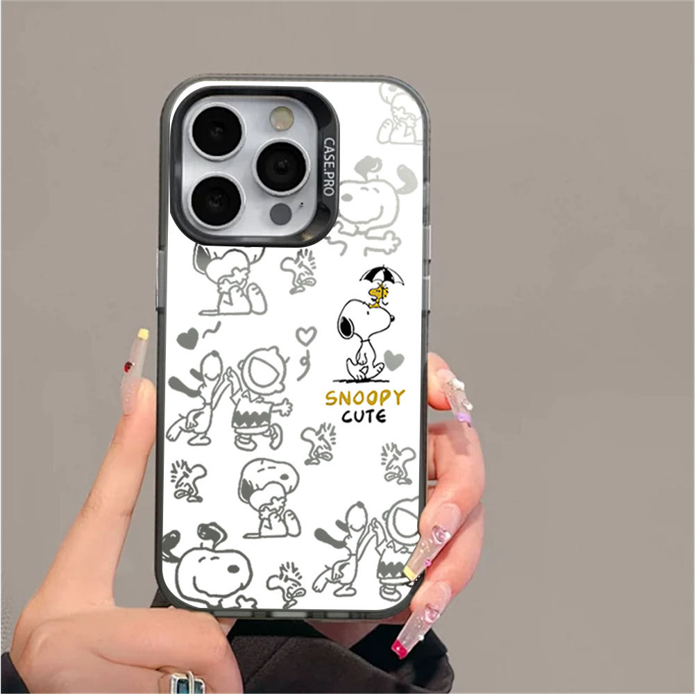 Capa Para iPhone 7 Plus 17 Pro Max 17Air 16 15 13 11 14 12 11 Xs XR 8 SE 2020 Moe Snoopy Caso De Telefone