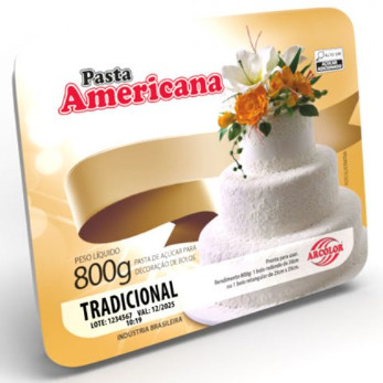 PASTA AMERICANA BRANCA TRADICIONAL 800G