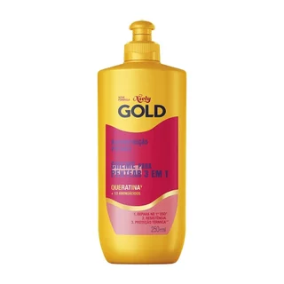 Creme Para Pentear Niely Gold Reconstrução Potente com Queratina 250ml em Oferta na Shopee