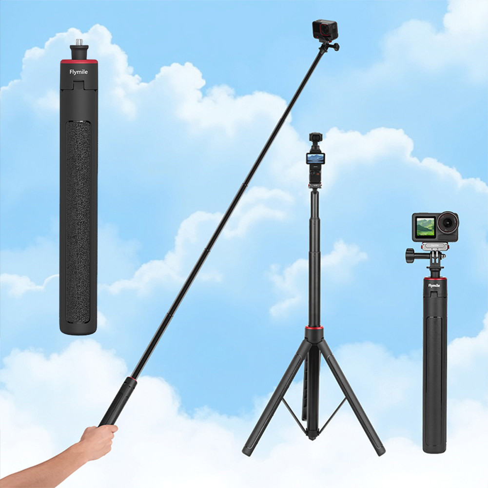 Tripé De Viagem Extensível Para Câmera Vlogging Insta360 X5 Action 4 ...