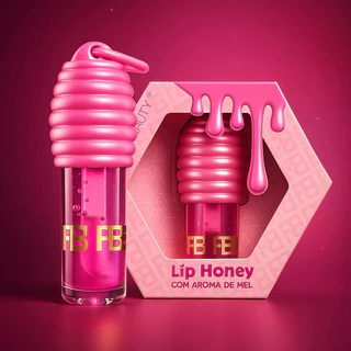 Gloss Labial Liphoney Brilho Aroma De Mel Rosa Hidratante em Oferta na Shopee