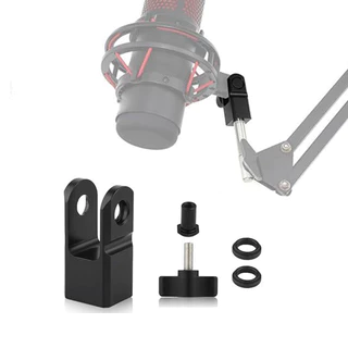 Adaptador De Montagem De Microfone Para HyperX QuadCast 3/8 " Parafuso E Porca , Funciona Com Suporte Braço De Lança