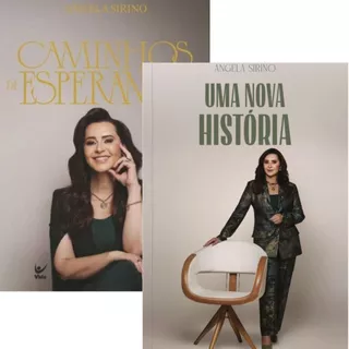 Kit 2 Livros Angela Sirino | Caminhos de Esperança + Uma nova história em Oferta na Shopee