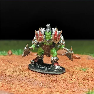 1985 Modelo Play World of Warcraft Modelo Horde Orc Modelo Personalizado Miniatura Figurina Produto Acabado Pintado Xadr