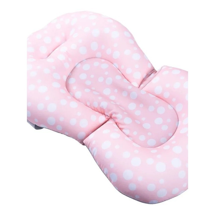 Almofada De Banheira Banho Bebe Pimpolho Menino Menina Cor Rosa ...