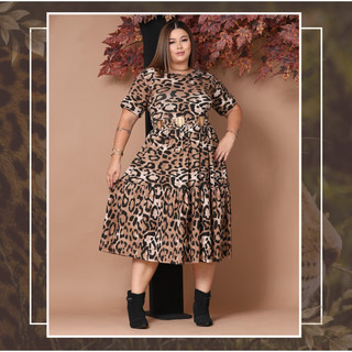 Vestido Curto Onça em Promoção na Shopee Brasil 2025