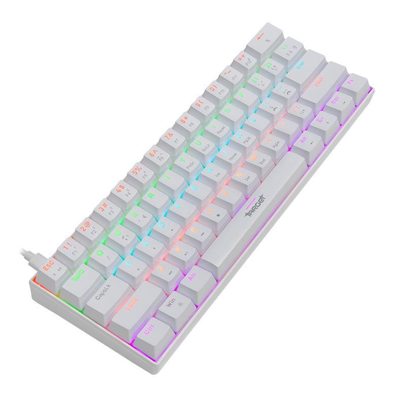 Teclado Mecanico Mancer Shade MK3, Rainbow, Switch Huano Vermelho