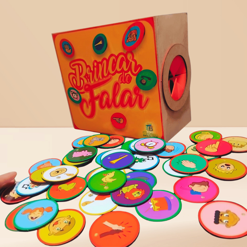 BRINCAR DE FALAR E EMITAR Jogo Terapêutico Para Crianças GESTOS, SONS, APONTAR E MÚSICA