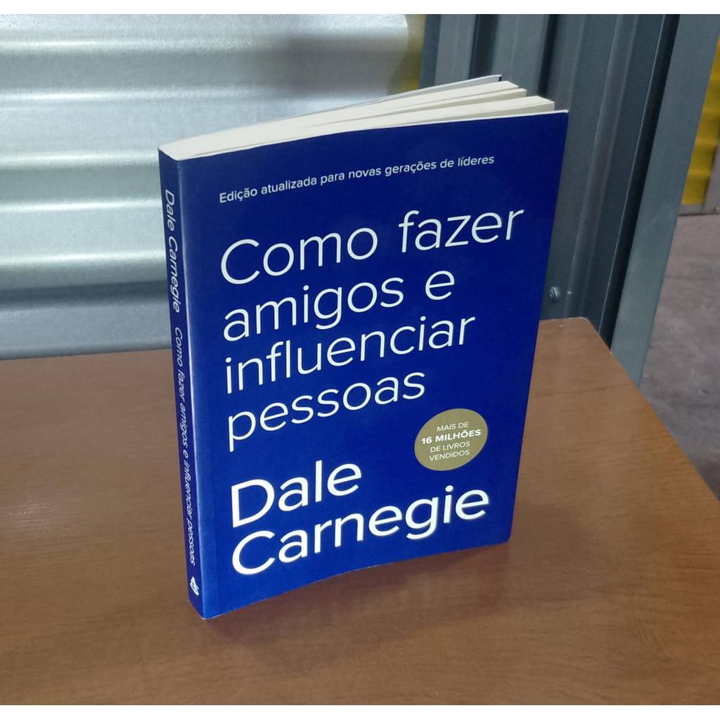 Livro Como Fazer Amigos e Influenciar Pessoas Dale Carnegie | Shopee Brasil