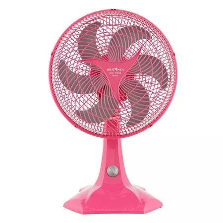 Ventilador Rosa Britânia Maxx Force 60w - 6 pás