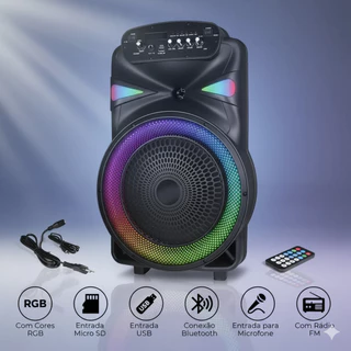Caixa De Som Grande Bluetooth Com Roda Perfeito Para Palestra Teatro Igreja Praia Festa Reunião em Oferta na Shopee