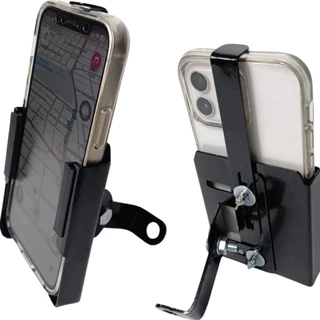 SUPORTE CELULAR PARA MOTO ANTI-FURTO EM AÇO COM REGULAGEM FACIL