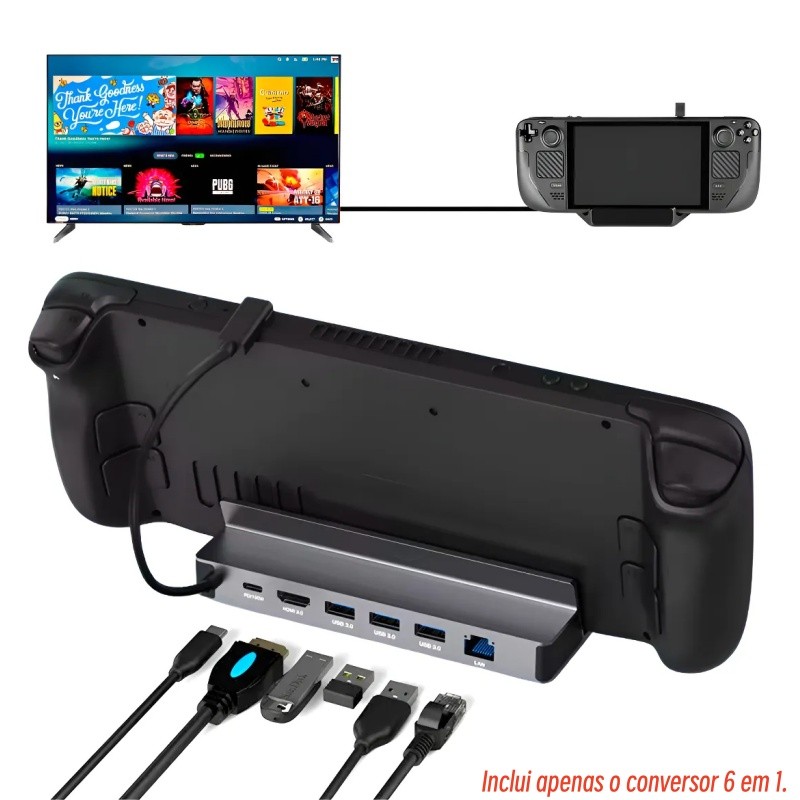 Steam Deck portátil com OLED 90Hz e 16 GB RAM | Valve