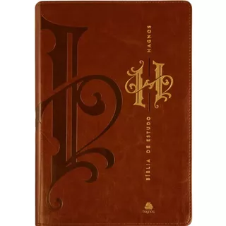 Bíblia de Estudo Hagnos | Notas Comentários e recursos de Harold Willmington | Capa Luxo Marrom em Oferta na Shopee