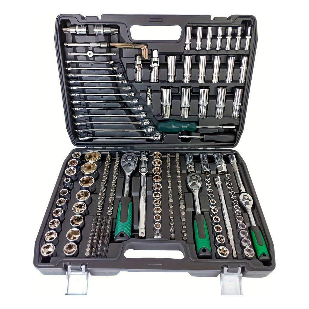 Kit 216 Peças Soquete 1/2 Aço Cr-v Profissional | Shopee Brasil