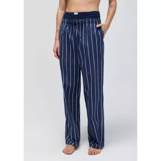 Calça Feminina Cintura Alta Listrada em Oferta na Shopee