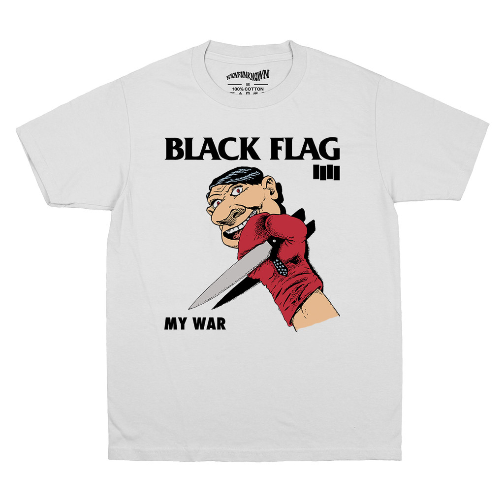 Music Soul Camiseta Unissex Black Flag My War Hardcore Punk SST