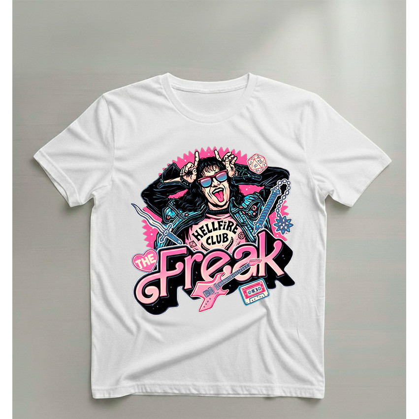 CAMISA STRANGE THINGS HELLFIRE CLUB UNISSEX CAMISETA CONFORTAVEL
