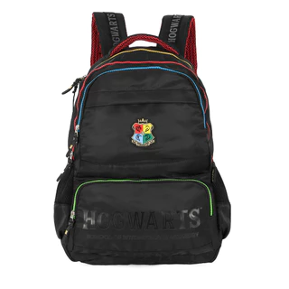 Mochila Costas Escolar Harry Potter com Chaveiro Reforçada